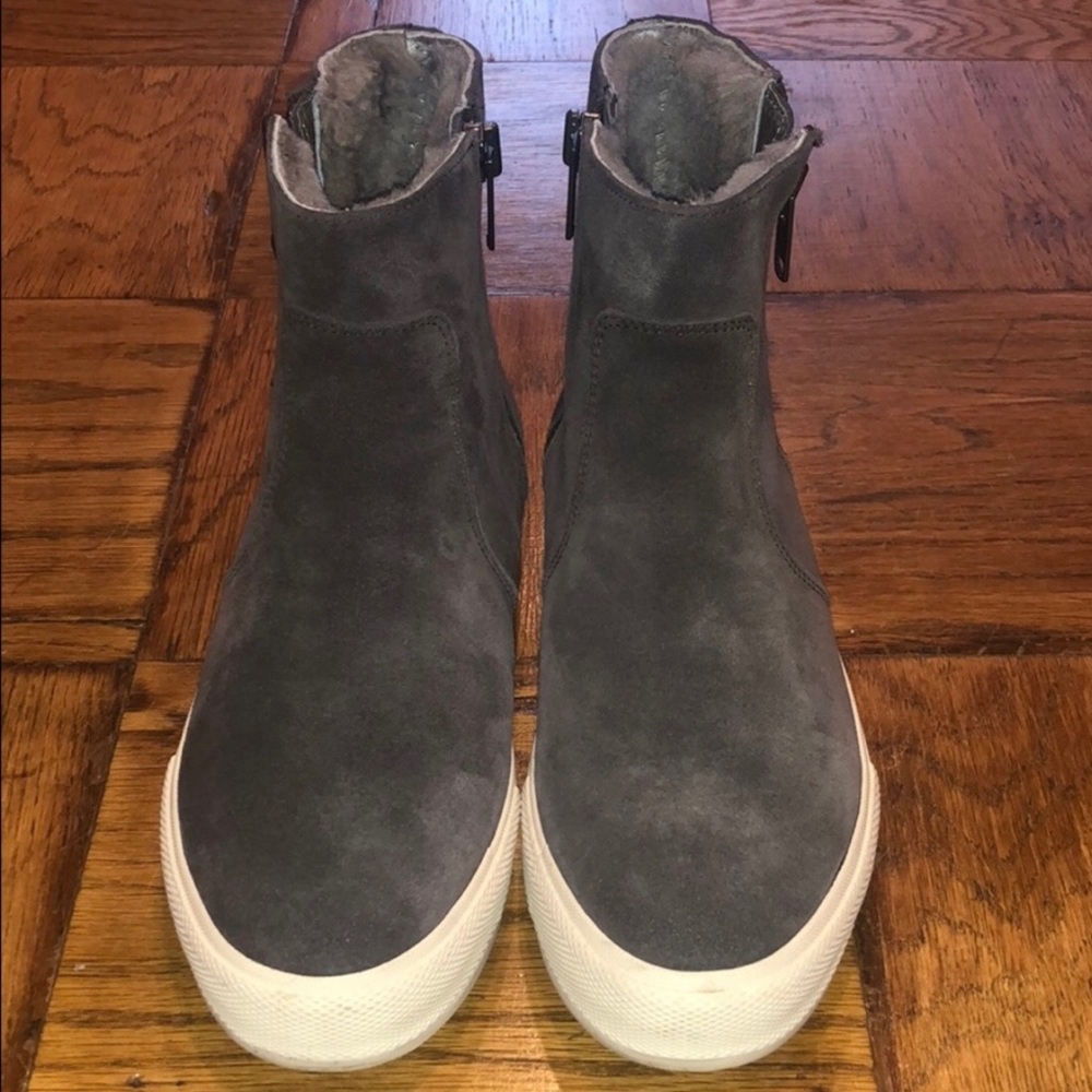 Frye Gia Lug shearling boots